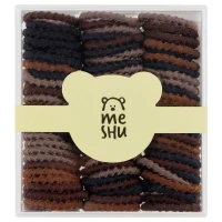 Elastice pentru par,set 90 buc. cul.inchise, MESHU