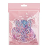 Elastice pentru par,set 300 buc. pastel, MESHU