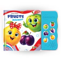 Sonorici - Carte cu sunete / carte sonoră. Fructe delicioase